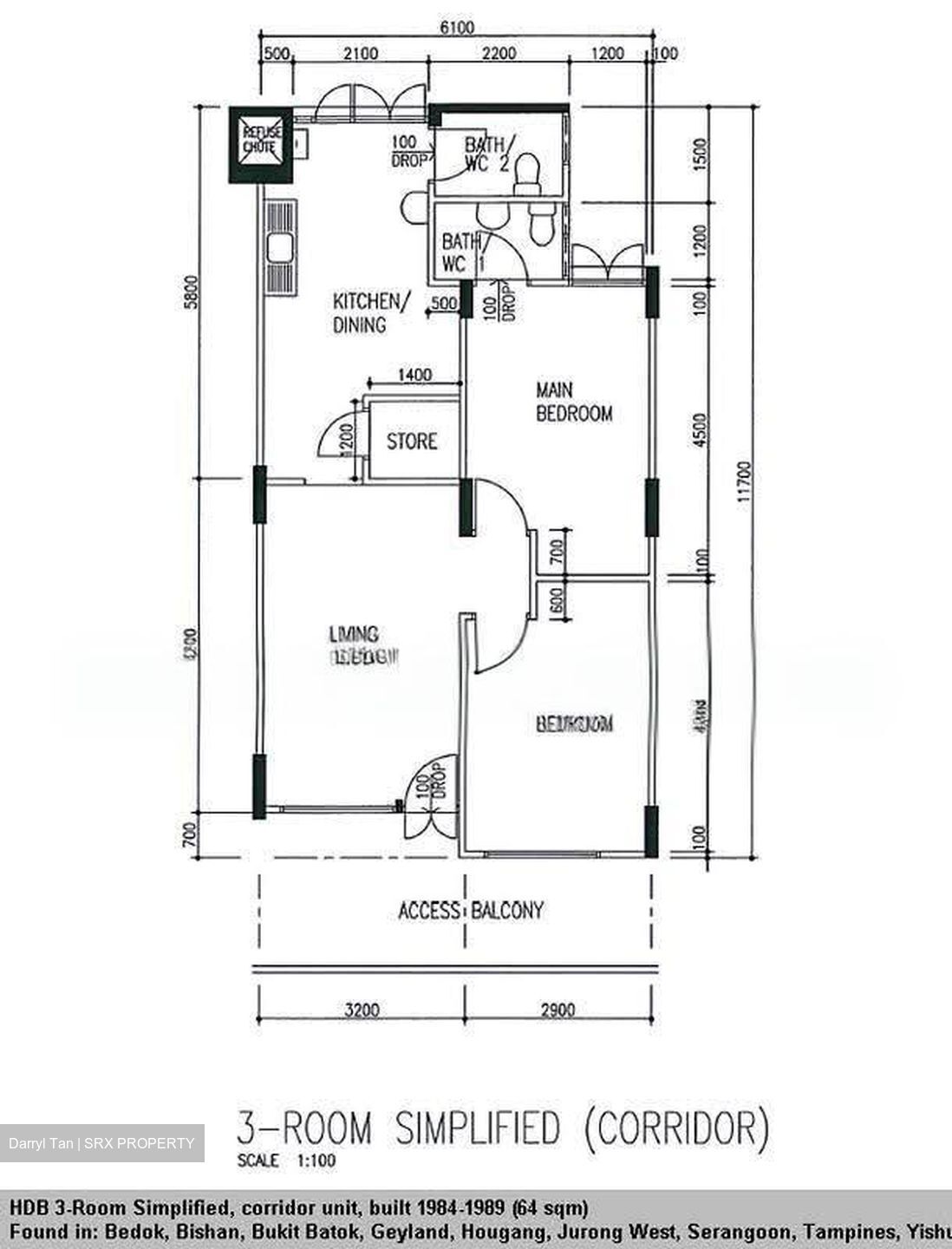 Blk 204 Serangoon Central (Serangoon), HDB 3 Rooms #621512051